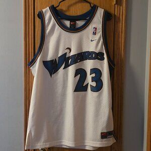 Nike Men's Washington Wizards Michael Jordan #23 Jersey White Size XL